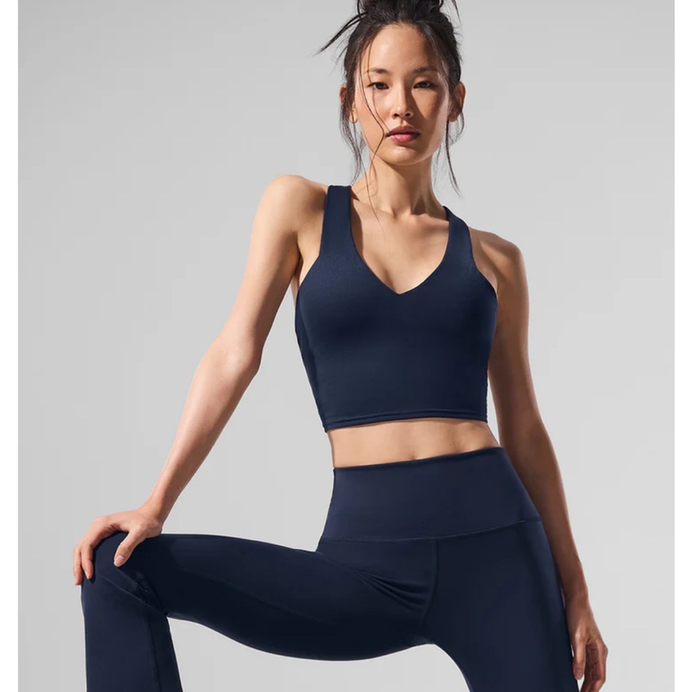 ALO Yoga Deep Blue Sports Bra